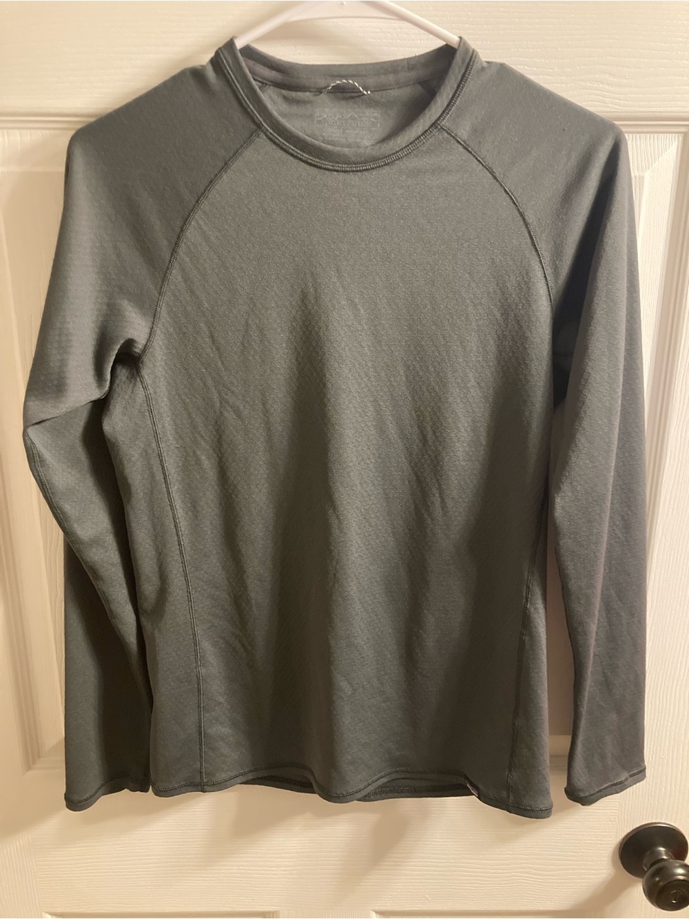 Patagonia Long-Sleeve Capilene Midweight Shirt in Slate Green/Gray
